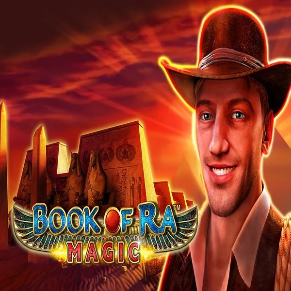 Book of Ra Magic logo by Greentube at Spinko Casino