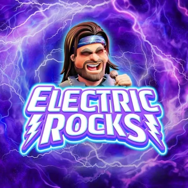 Electric Rocks online game logo by Inspired Gaming on spinkoo.eu